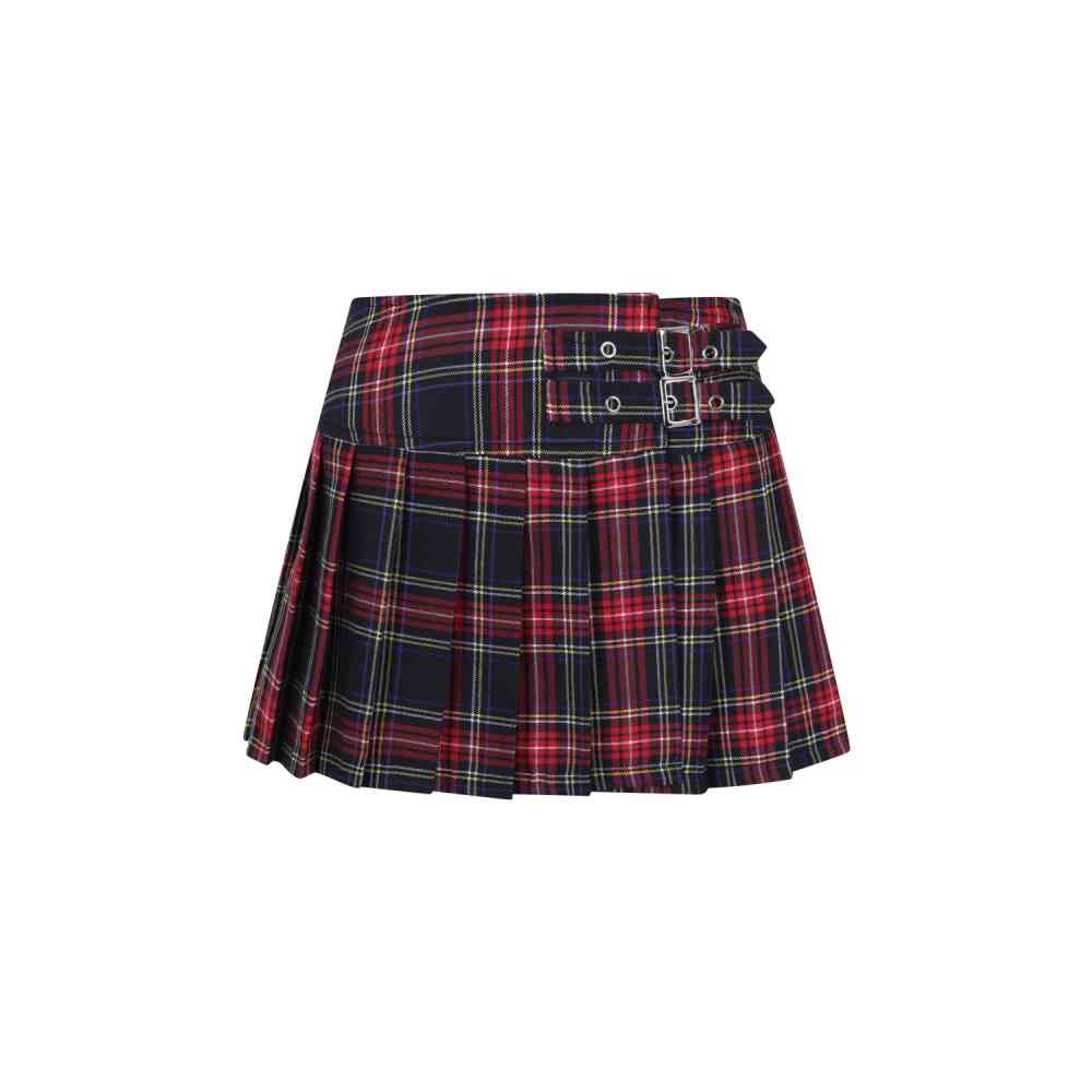 Banned Banned Tartan Mini skirt Black Attitude Europe